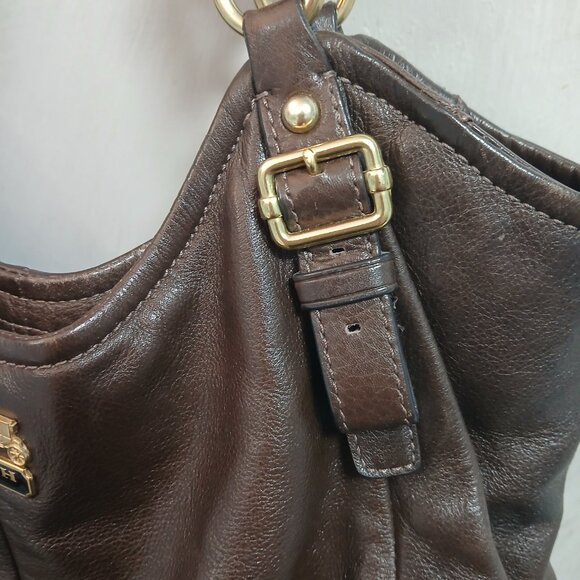 Coach Chocolate Leather Hobo - Picture 9 of 9